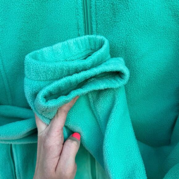 Columbia XL Full Zip Collared Fleece Jacket with Pockets - Sea Foam Green - Picture 7 of 12